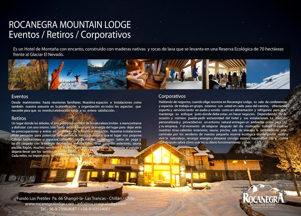 Rocanegra Mountain Lodge & Spa Chillan Exterior photo